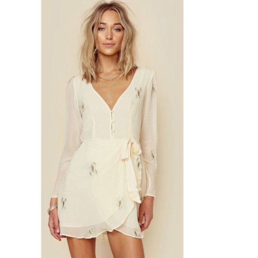 For Love & Lemons Scorpion Wrap Dress